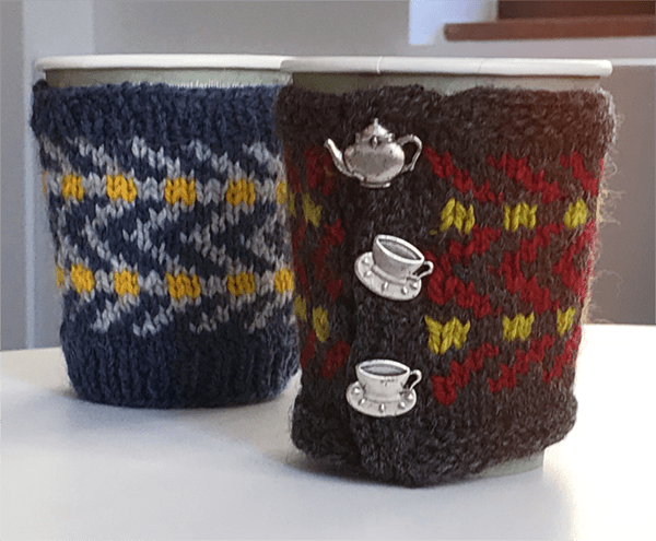 image of knitted cozy