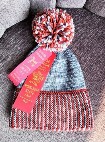 image of winning knitted winter cap