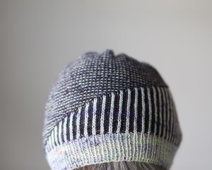 A great hat knit in brioche and garter stitch